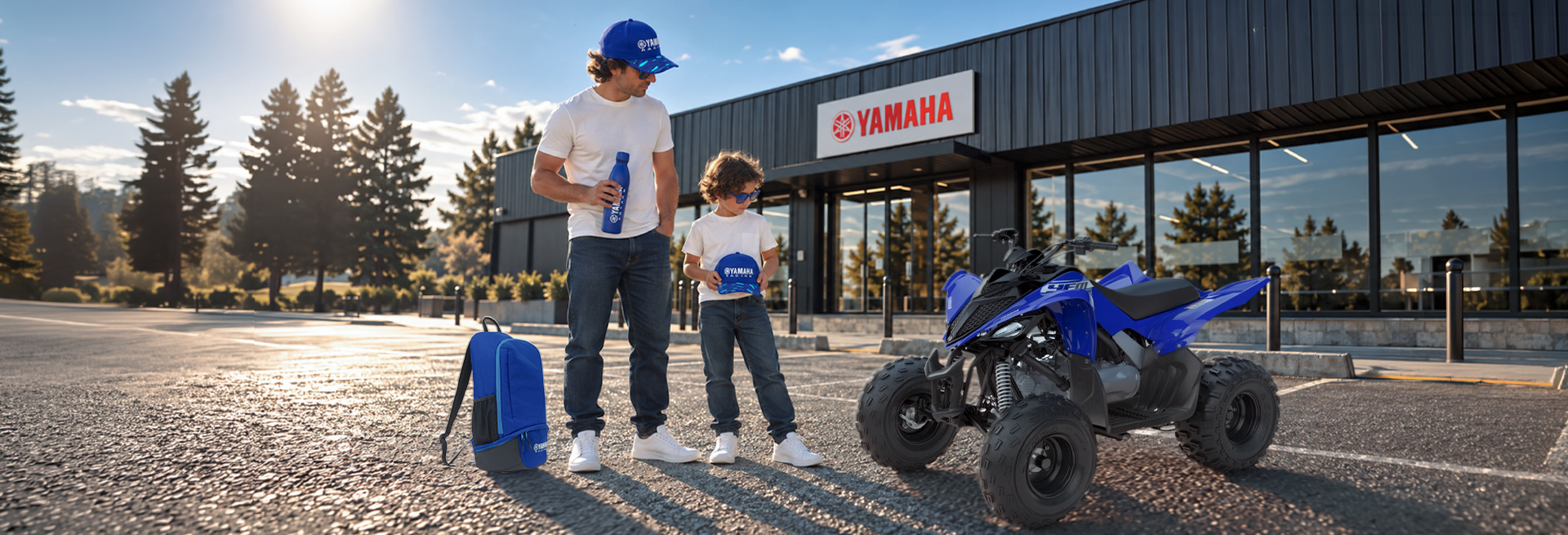 Yamaha quad enfant YFM110R : kit exclusif offert